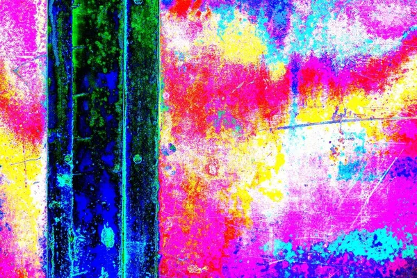 Çizik ve çatlaklarla metal doku