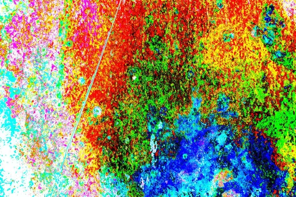 Mavi renklerin soyut suluboya paleti, karışık renk, arkaplan, vektör illüstrasyonu, bir renk karışımı