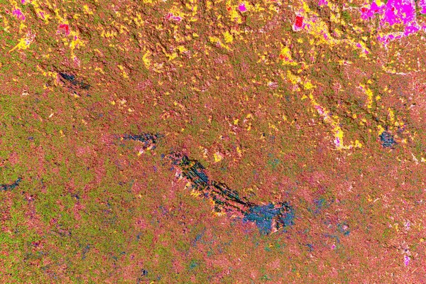 Çizik ve çatlaklarla metal doku