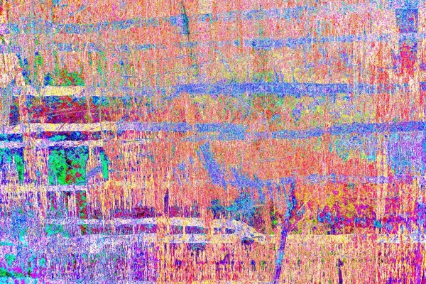 Çizik ve çatlaklarla metal doku