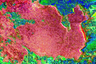 Duvar kağıdı için suluboya arka planının soyut renkli dokusu. Yaratıcı ve tasarım sanatı.