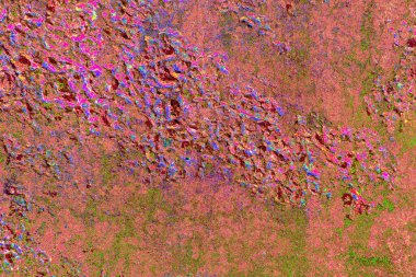 Yaratıcı ve tasarım sanatı, eski duvar dokusu. Duvar kağıdı için soyut renkli doku arkaplanı. 