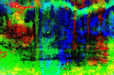 Çizik ve çatlaklarla metal doku