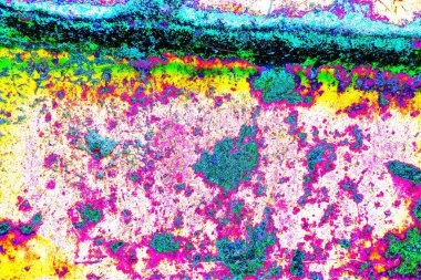 Çizik ve çatlaklarla metal doku