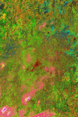 Çizik ve çatlaklarla metal doku