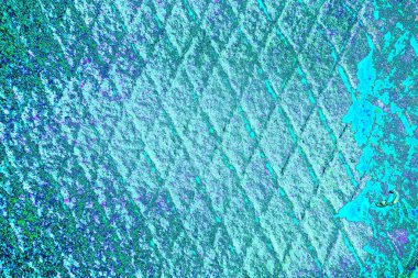 Çizik ve çatlaklarla metal doku