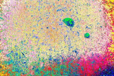 Karışık renklerin soyut suluboya paleti, arkaplan, vektör illüstrasyonu