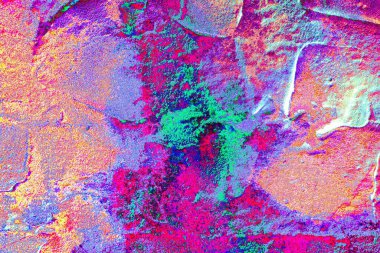 Yaratıcı ve tasarım sanatı, eski duvar dokusu. Duvar kağıdı için soyut renkli doku arkaplanı. 