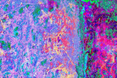 Çizik ve çatlaklarla metal doku