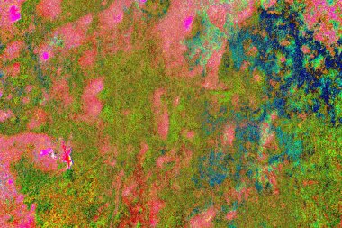 Çizik ve çatlaklarla metal doku