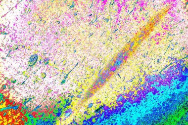 Karışık renklerin soyut suluboya paleti, arkaplan, vektör illüstrasyonu