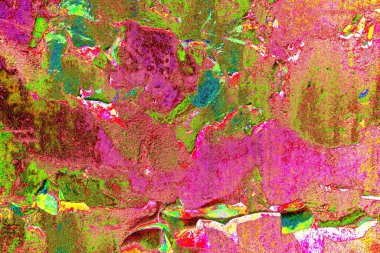 Dökülen boya paslı metal dokusu