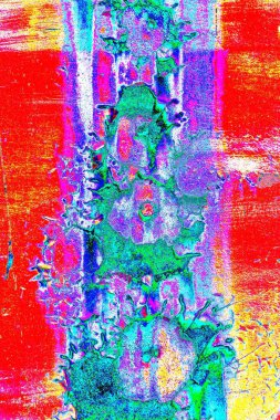 Dökülen boya paslı metal dokusu