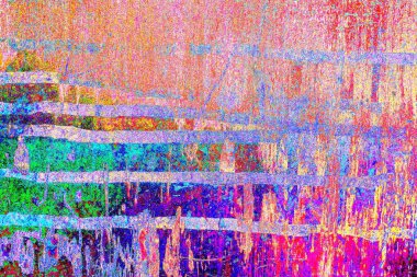 Çizik ve çatlaklarla metal doku