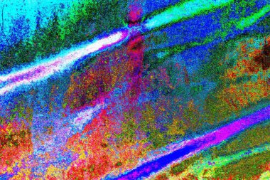 Çizik ve çatlaklarla metal doku.