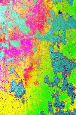 Çizik ve çatlaklarla metal doku