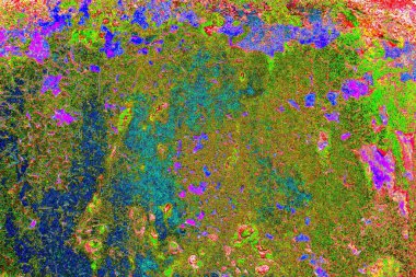 Çizik ve çatlaklarla metal doku