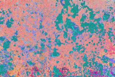 Çizik ve çatlaklarla metal doku