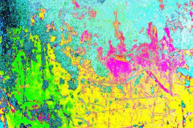 Çizik ve çatlaklarla metal doku