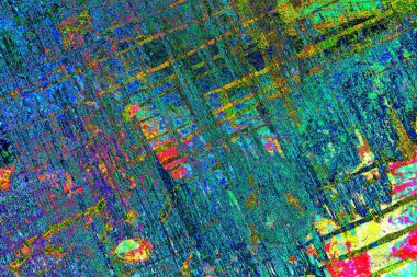 Çizik ve çatlaklarla metal doku