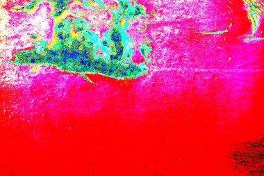 Mavi renklerin soyut suluboya paleti, karışık renk, arkaplan, vektör illüstrasyonu, bir renk karışımı