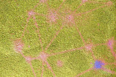 Yaratıcı ve tasarım sanatı, eski duvar dokusu. Duvar kağıdı için soyut renkli doku arkaplanı. 