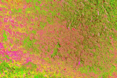 Çizik ve çatlaklarla metal doku