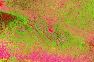 Çizik ve çatlaklarla metal doku