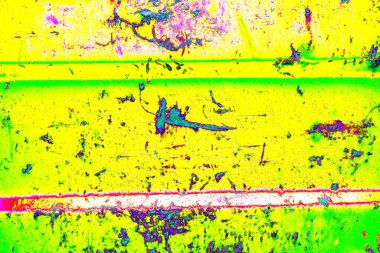 Çizik ve çatlaklarla metal doku