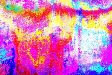 Çizik ve çatlaklarla metal doku