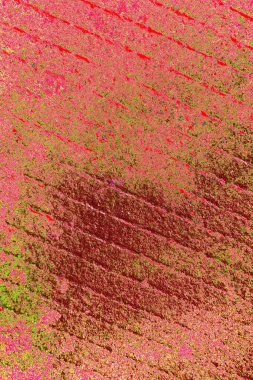 Çizik ve çatlaklarla metal doku