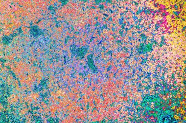 Karışık renklerin soyut suluboya paleti, arkaplan, vektör illüstrasyonu