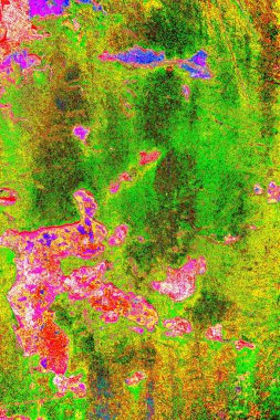 Çizik ve çatlaklarla metal doku