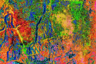 Soyut arkaplan renkli modern desen 