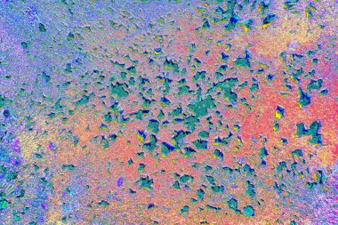 Çizik ve çatlaklarla metal doku