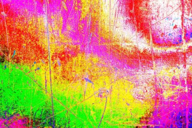 Çizik ve çatlaklarla metal doku