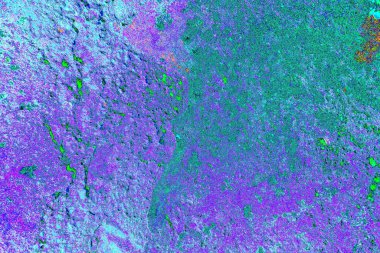 Çizik ve çatlaklarla metal doku