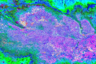 Çizik ve çatlaklarla metal doku