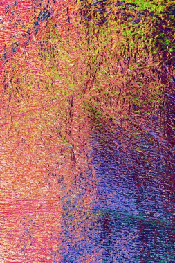 Kırışık plastik polietilen film dokusu