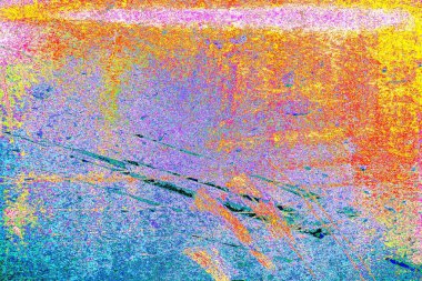 Karışık renklerin soyut suluboya paleti, arkaplan, vektör illüstrasyonu