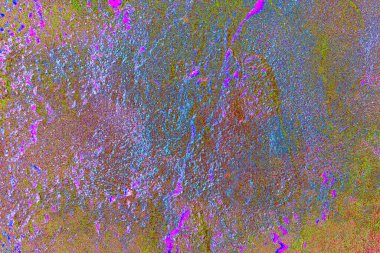 Yaratıcı ve tasarım sanatı, eski duvar dokusu. Duvar kağıdı için soyut renkli doku arkaplanı. 