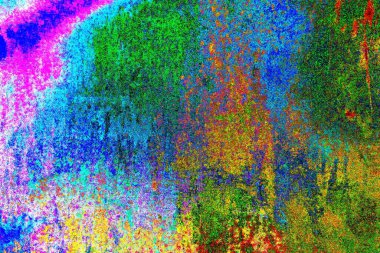 Çizik ve çatlaklarla metal doku.