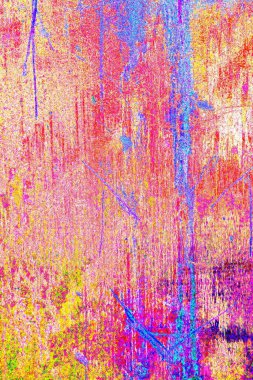 Çizik ve çatlaklarla metal doku