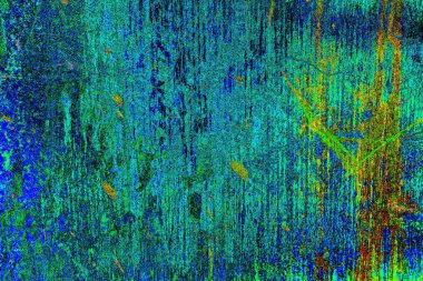 Çizik ve çatlaklarla metal doku