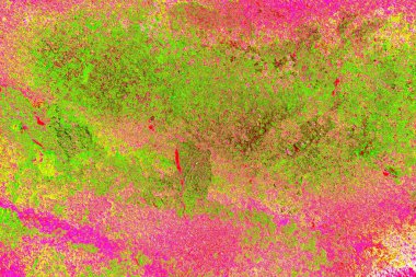 Çizik ve çatlaklarla metal doku