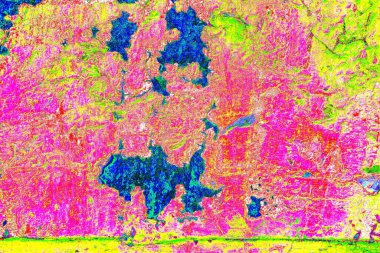 Yaratıcı ve tasarım sanatı, eski duvar dokusu. Duvar kağıdı için soyut renkli doku arkaplanı. 