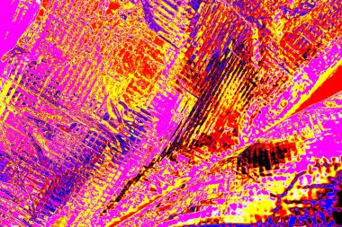 Kırışık kırmızı polietilen film dokusu