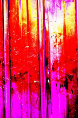 Çizik ve çatlaklarla metal doku