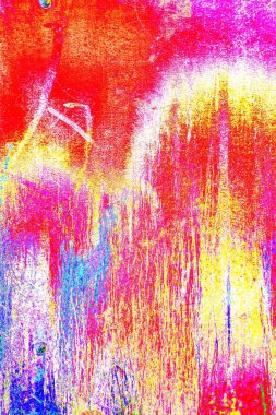 Çizik ve çatlaklarla metal doku