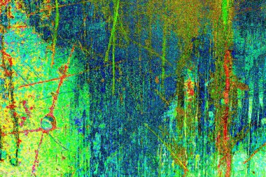 Çizik ve çatlaklarla metal doku